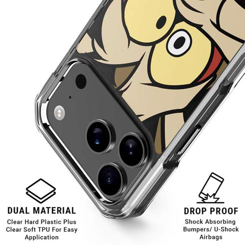 Looney Tunes Wile E. Coyote iPhone 18 Pro Clear Case