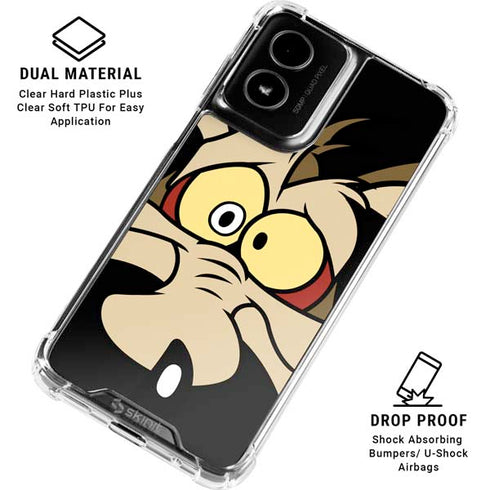 Looney Tunes Wile E. Coyote Moto G Power 5G (2024) Clear Case