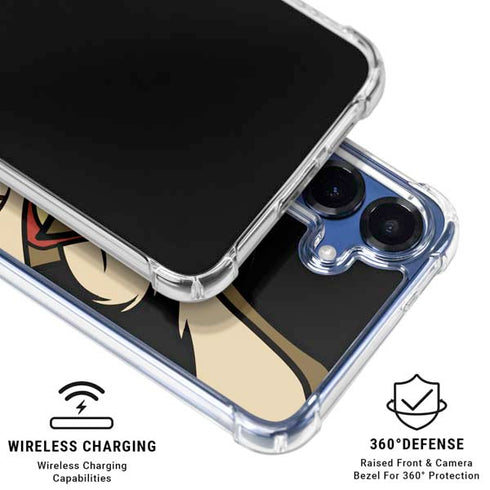 Looney Tunes Wile E. Coyote Smile Galaxy S25 Clear Case