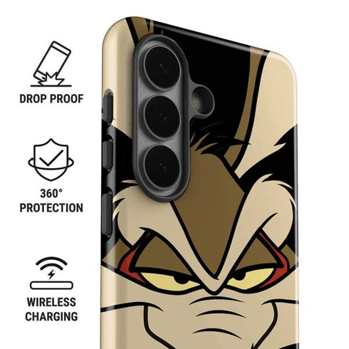 Looney Tunes Wile E. Coyote Smile Galaxy S26 Impact Case