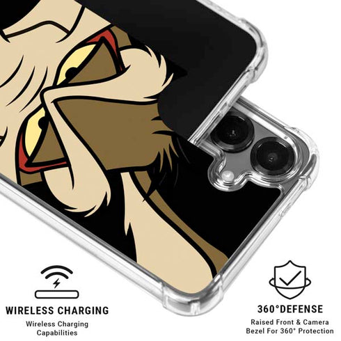 Looney Tunes Wile E. Coyote Smile Galaxy S26 Plus Clear Case