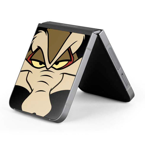 Looney Tunes Wile E. Coyote Smile Galaxy Z Flip6 Skin