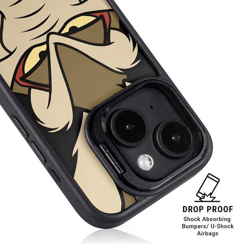 Looney Tunes Wile E. Coyote Smile iPhone 14 Plus Kickstand Case