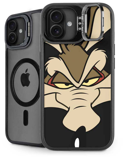 Looney Tunes Wile E. Coyote Smile iPhone 16 Kickstand Case