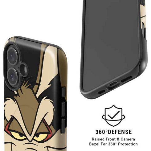Looney Tunes Wile E. Coyote Smile iPhone 16 Plus Magsafe Impact Case