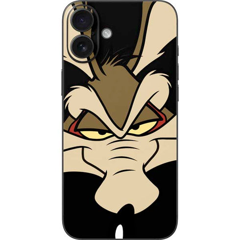 Looney Tunes Wile E. Coyote Smile iPhone 16 Plus Skin