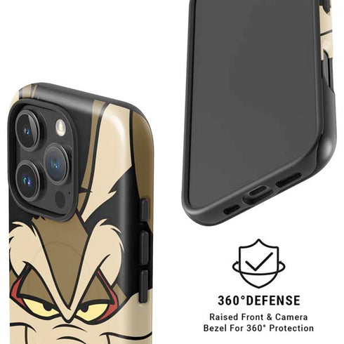 Looney Tunes Wile E. Coyote Smile iPhone 16 Pro Magsafe Impact Case