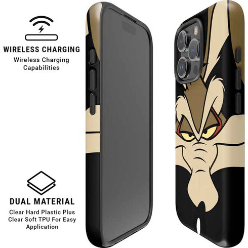 Looney Tunes Wile E. Coyote Smile iPhone 16 Pro Magsafe Impact Case