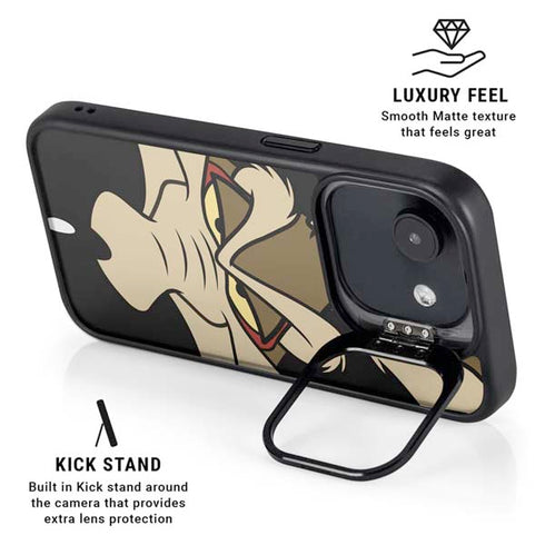 Looney Tunes Wile E. Coyote Smile iPhone 16e Kickstand Case