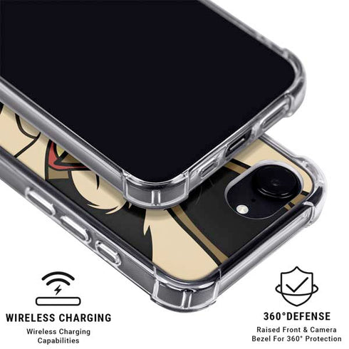 Looney Tunes Wile E. Coyote Smile iPhone 16e Clear Case