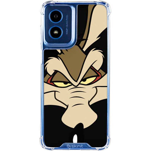Looney Tunes Wile E. Coyote Smile Moto G Play 4G (2024) Clear Case