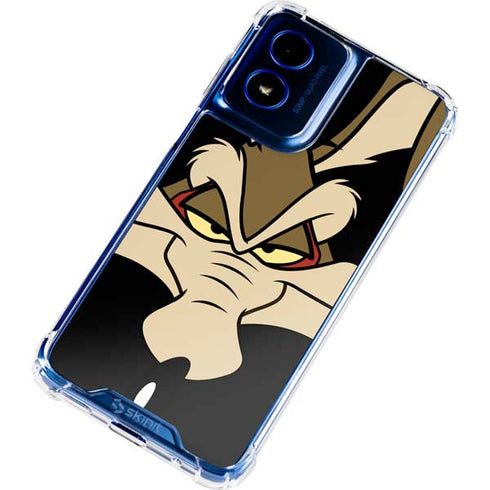 Looney Tunes Wile E. Coyote Smile Moto G Play 4G (2024) Clear Case