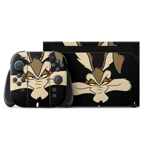 Looney Tunes Wile E. Coyote Smile Nintendo Switch 2 (2025) with Joy-Con Skin