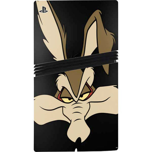 Looney Tunes Wile E. Coyote Smile PS5 Pro Console Skin