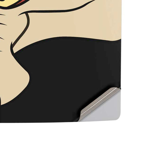 Looney Tunes Wile E. Coyote Smile PS5 Pro Disk Console Skin
