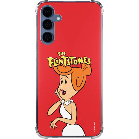 The Flinstones Wilma Flintstone Galaxy A55 5G Clear Case