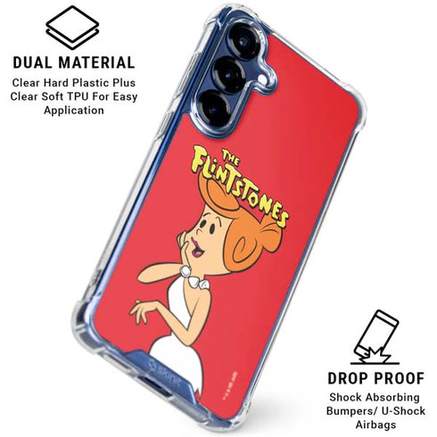 The Flinstones Wilma Flintstone Galaxy S25 Clear Case