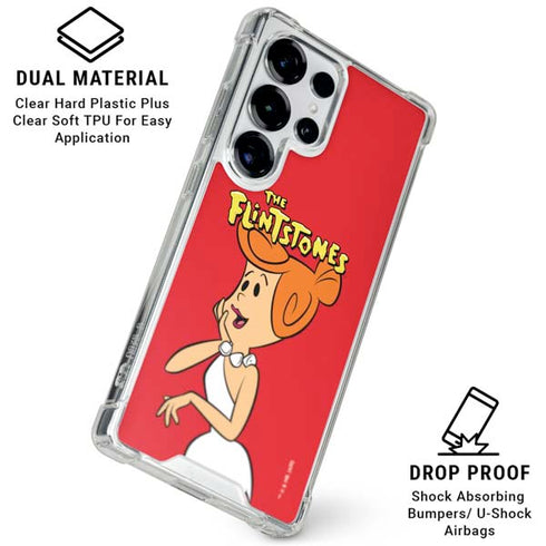 The Flinstones Wilma Flintstone Galaxy S25 Ultra Clear Case
