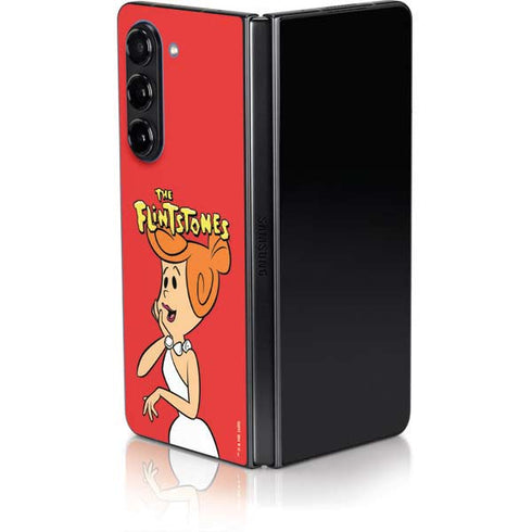 The Flinstones Wilma Flintstone Galaxy Z Fold5 5G Skin