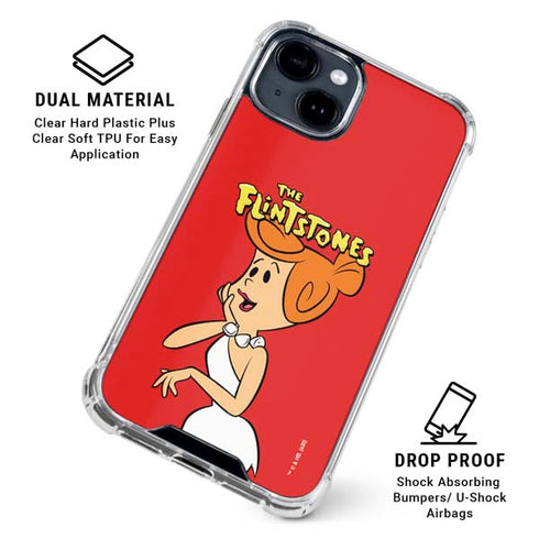 The Flinstones Wilma Flintstone iPhone 15 Clear Case