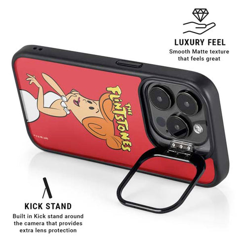 The Flinstones Wilma Flintstone iPhone 15 Pro Kickstand Case