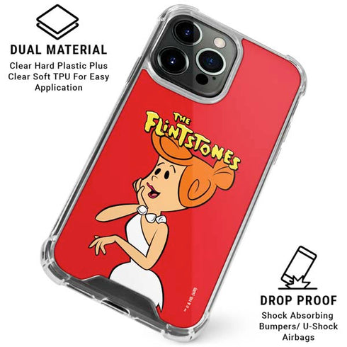 The Flinstones Wilma Flintstone iPhone 16 Pro Max Clear Case