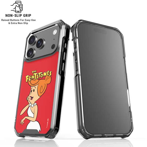 The Flinstones Wilma Flintstone iPhone 18 Pro Clear Case