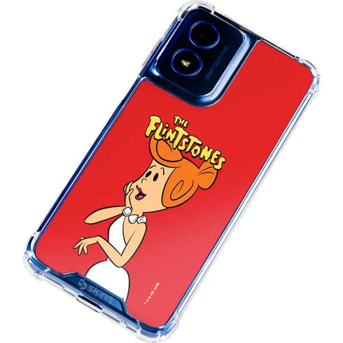 The Flinstones Wilma Flintstone Moto G 5G (2024) Clear Case