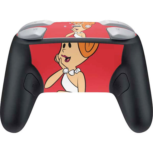 The Flinstones Wilma Flintstone Nintendo Switch 2 (2025) Pro Controller Skin