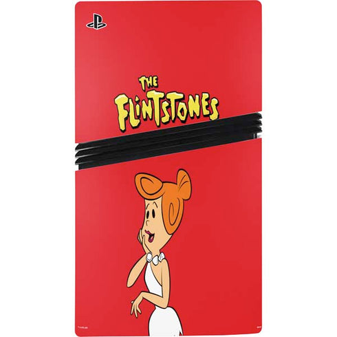 The Flinstones Wilma Flintstone PS5 Pro Console Skin