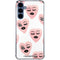Bouffants and Broken Hearts Winking Hearts Galaxy A35 5G Clear Case