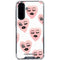 Bouffants and Broken Hearts Winking Hearts Galaxy A36 5G Clear Case