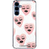 Bouffants and Broken Hearts Winking Hearts Galaxy A55 5G Clear Case