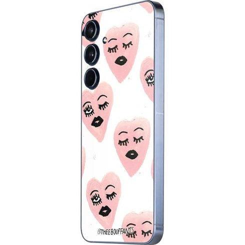 Bouffants and Broken Hearts Winking Hearts Galaxy A55 5G Skin
