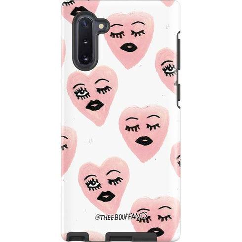 Bouffants and Broken Hearts Winking Hearts Galaxy Cases