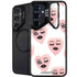 Bouffants and Broken Hearts Winking Hearts Galaxy S24 FE Kickstand Case
