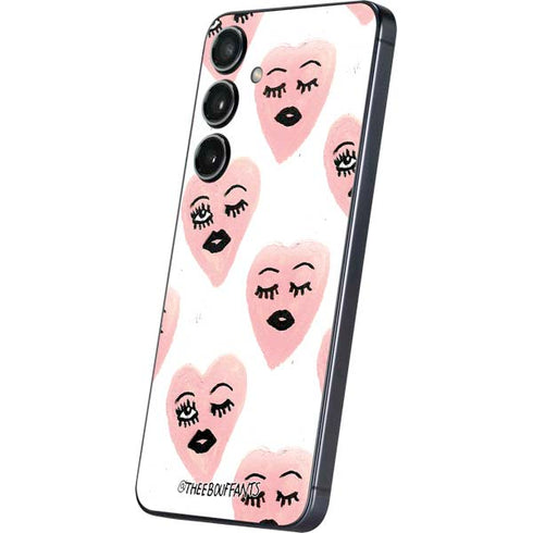 Bouffants and Broken Hearts Winking Hearts Galaxy S25 Plus Skin