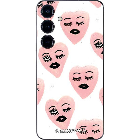 Bouffants and Broken Hearts Winking Hearts Galaxy S24 Skin