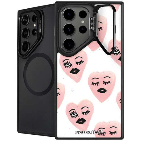 Bouffants and Broken Hearts Winking Hearts Galaxy Cases