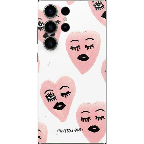 Bouffants and Broken Hearts Winking Hearts Galaxy S24 Ultra Skin