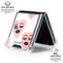 Bouffants and Broken Hearts Winking Hearts Galaxy Z Flip6 Clear Case
