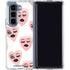 Bouffants and Broken Hearts Winking Hearts Galaxy Z Fold5 5G Clear Case