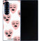 Bouffants and Broken Hearts Winking Hearts Galaxy Z Fold6 Skin
