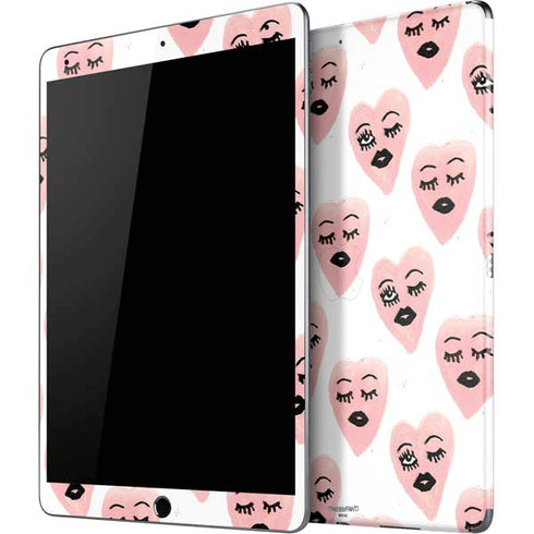 Bouffants and Broken Hearts Winking Hearts iPad Skins