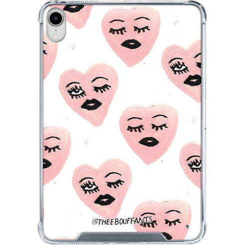 Bouffants and Broken Hearts Winking Hearts iPad 11th Gen (2025) Clear Case