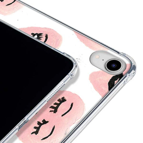 Bouffants and Broken Hearts Winking Hearts iPad 11th Gen (2025) Clear Case