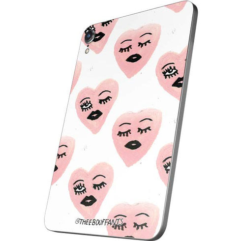 Bouffants and Broken Hearts Winking Hearts Apple iPad Mini Skin
