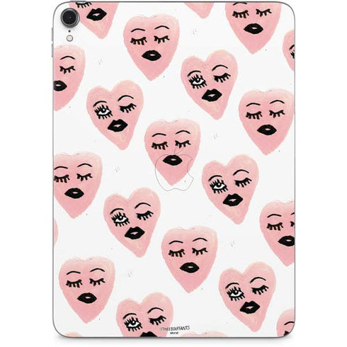 Bouffants and Broken Hearts Winking Hearts Apple iPad Pro Skin