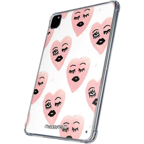 Bouffants and Broken Hearts Winking Hearts iPad Pro 11in (2024) Clear Case