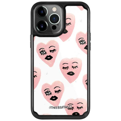 Bouffants and Broken Hearts Winking Hearts iPhone Cases